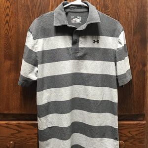 Under Armor Striped Polo